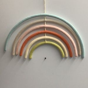 Colorful rainbow hanging wall decor